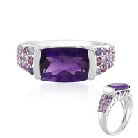 Zilveren ring met een amethist (KM by Juwelo)