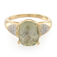 Gouden ring met een koper toermalijn (AMAYANI)