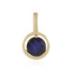 Zilveren hanger met een Madagaskar Blauwe Saffier