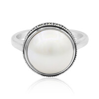 Zilveren ring met een Mabe parel (TPC)