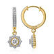 Gouden oorbellen met Diamanten SI1 (G) (Annette)