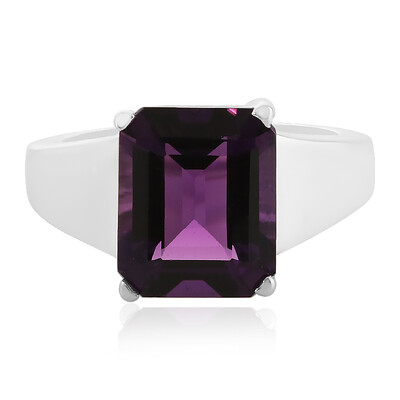 Zilveren ring met een amethist