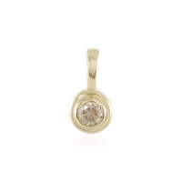 Gouden hanger met een I2 Champagne Diamant