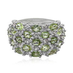 Zilveren ring met Paraiba toermalijnen