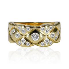Gouden ring met een Diamant SI1 (G)