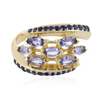 Gouden ring met tanzanieten (Adela Gold)