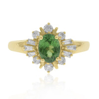Gouden ring met een AAA tsavoriet (CIRARI)
