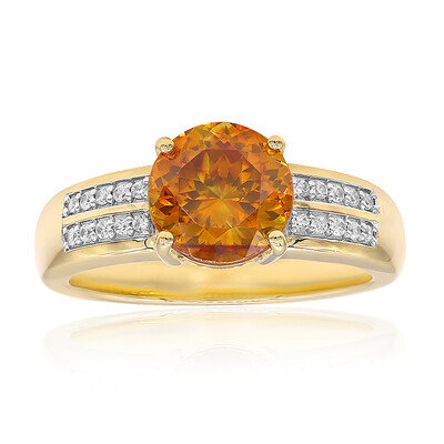 Gouden ring met een sfaleriet
