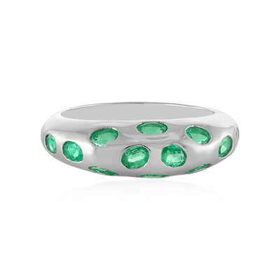 Zilveren ring met Ethiopische smaragden (SAELOCANA)