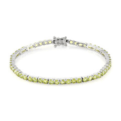 Zilveren armband met peridoots