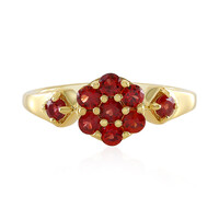 Zilveren ring met Tanzania robijnen (Adela Silber)
