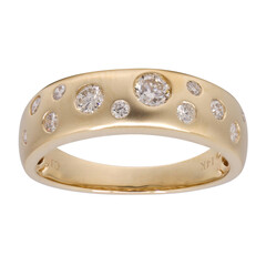 Gouden ring met I1 (H) Diamanten (CIRARI)