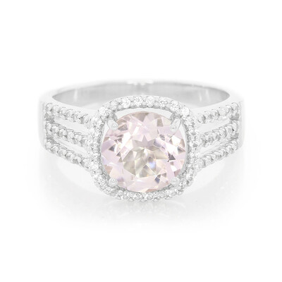 Zilveren ring met een lavendel amethist