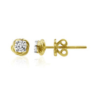 Gouden oorbellen met Diamanten SI1 (G)