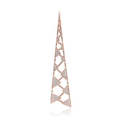 Zilveren hanger met zirkonen (SAELOCANA)
