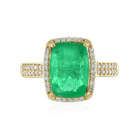 Gouden ring met een Ethiopische smaragd (AMAYANI)