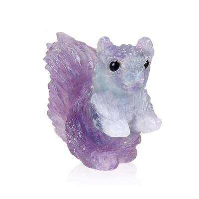Figuur met een meerkleurige fluoriet