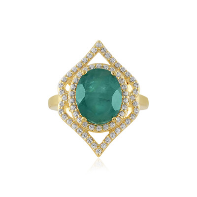 Zilveren ring met een Grandidieriet
