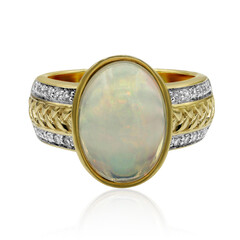 Gouden ring met een Welo-opaal (Adela Gold)