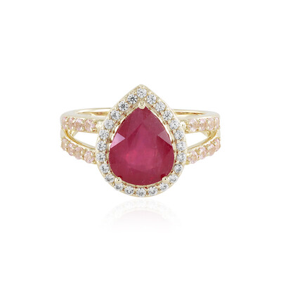Gouden ring met een Bemainty robijn (Adela Gold)
