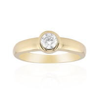 Gouden ring met een Diamant SI1 (G)