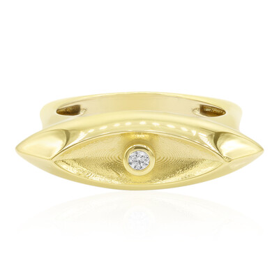 Zilveren ring met een I1 (G) Diamant (Annette)