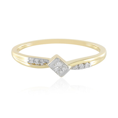 Gouden ring met een SI1 (H) Diamant