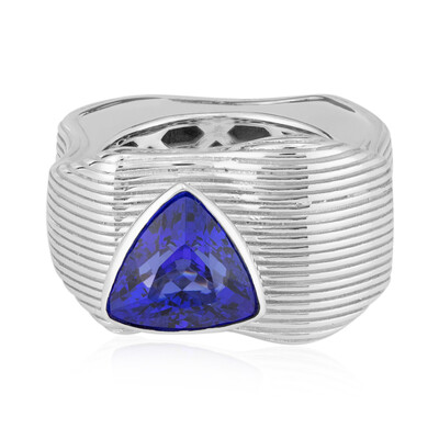 Gouden ring met een AAA tanzaniet (de Melo)