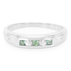 Zilveren ring met Braziliaanse alexandrieten