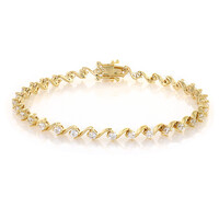 Zilveren armband met zirkonen