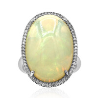 Gouden ring met een AAA Welo-opaal (CIRARI)