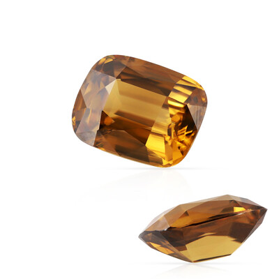Edelsteen met een Gele Zirkoon 12,588 ct