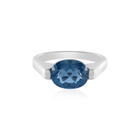 Zilveren ring met een kleurwissel fluoriet