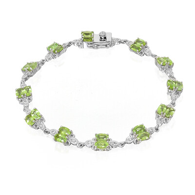 Zilveren armband met Paraiba toermalijnen