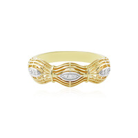 Gouden ring met I1 (I) Diamanten (Ornaments by de Melo)