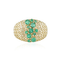 Gouden ring met Colombiaanse smaragden (Ornaments by de Melo)