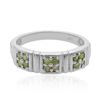 Zilveren ring met alexandrieten