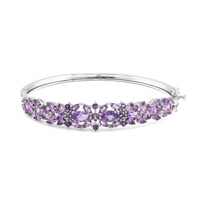 Zilveren armband met amethisten