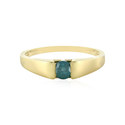 Gouden ring met een I3 Champagne Diamant