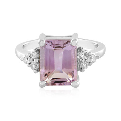 Zilveren ring met een Anahi Ametrien