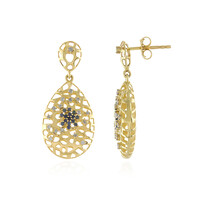 Gouden oorbellen met I4 (J) Diamanten (Ornaments by de Melo)