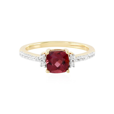 Zilveren ring met een Malawi Granaat