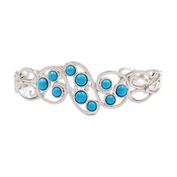 Zilveren armband met Sleeping Beauty Turkooisen (Faszination Türkis)