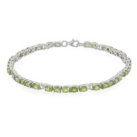 Zilveren armband met Paraiba toermalijnen