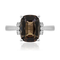 Gouden ring met een Onverhitte Tanzaniet (CIRARI)