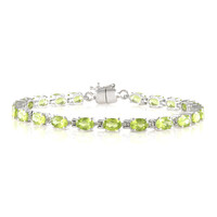 Zilveren armband met peridoots