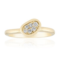Gouden ring met een Diamant SI1 (G)