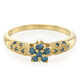 Zilveren ring met Fancy diamanten