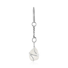 Sleutelhanger met een witte kwarts