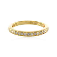 Zilveren ring met I3 (H) Diamanten